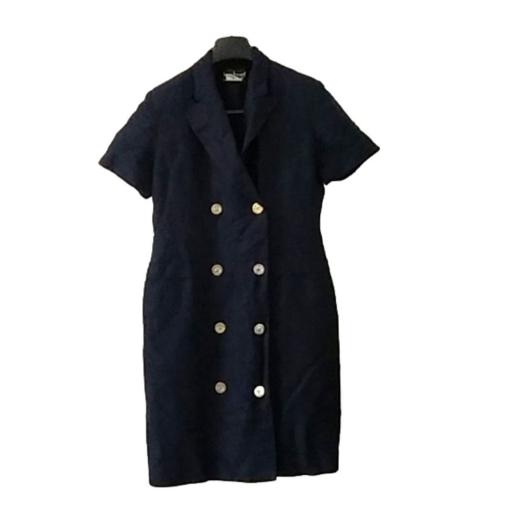 𝅺VINTAGE 90's Harve Benard Double Breasted Shirt Dress